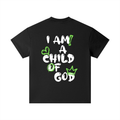 Youth Child of God Spray-paint (Green-White)