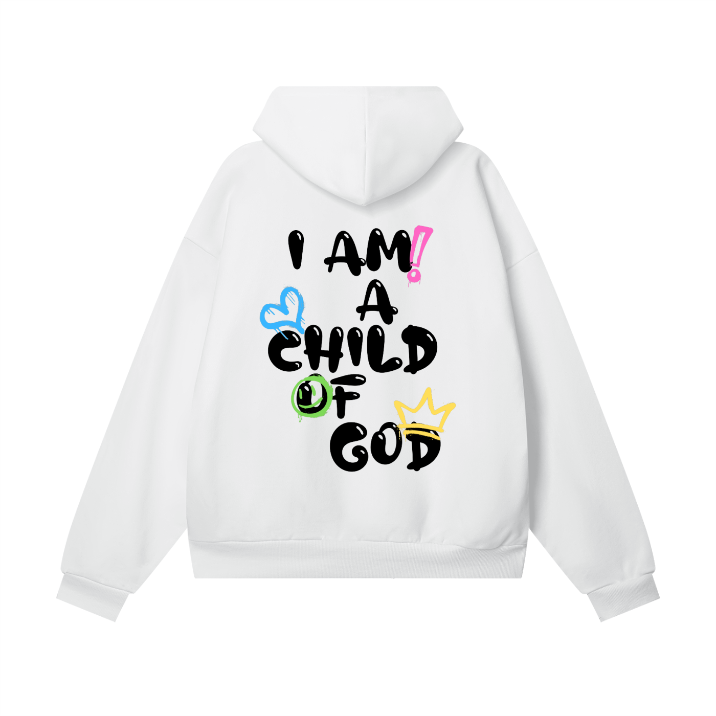 Child Of God Oversized Spray-Paint Hoodie (All Colour)