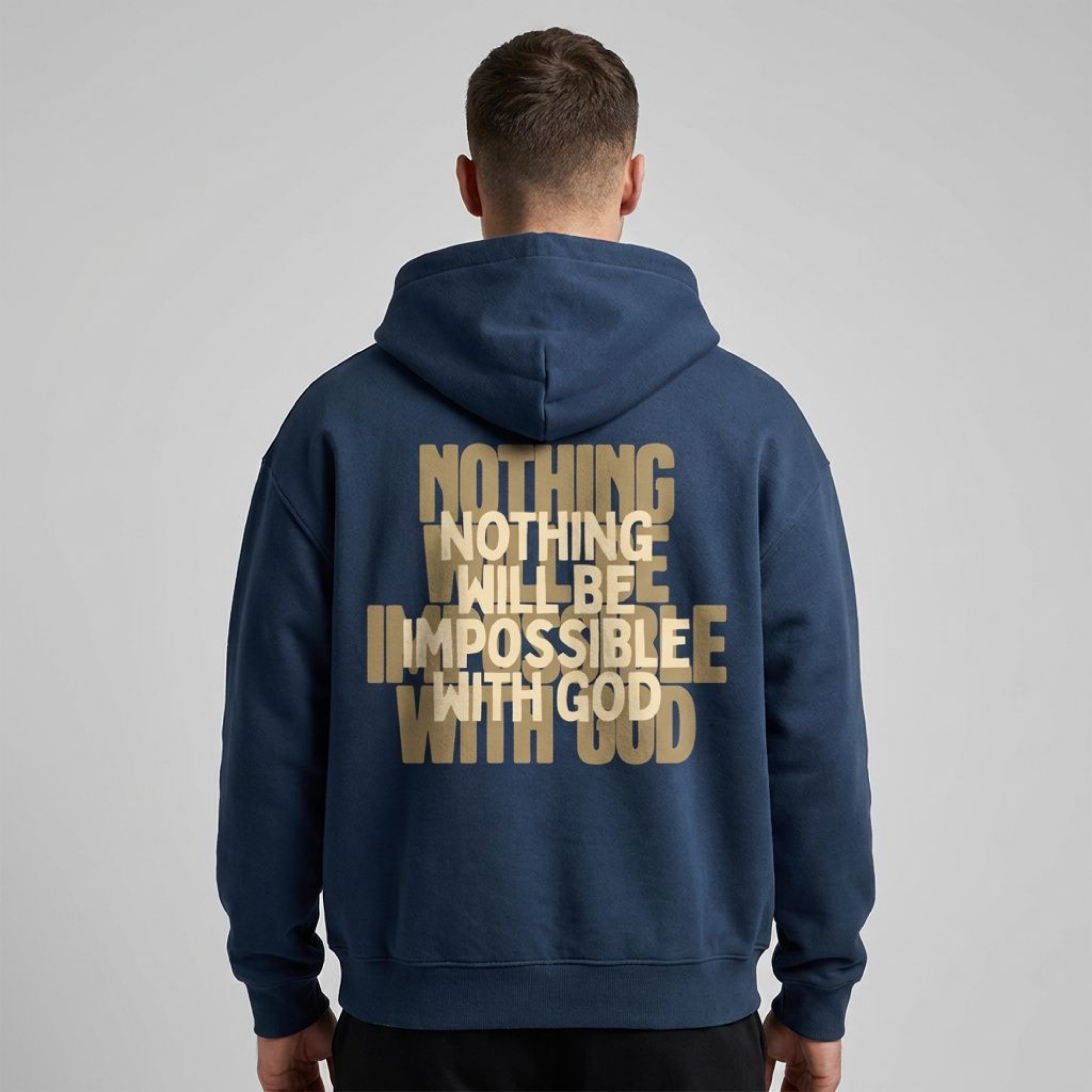 Nothing Is Impossible Fleece Zipped Hoodie