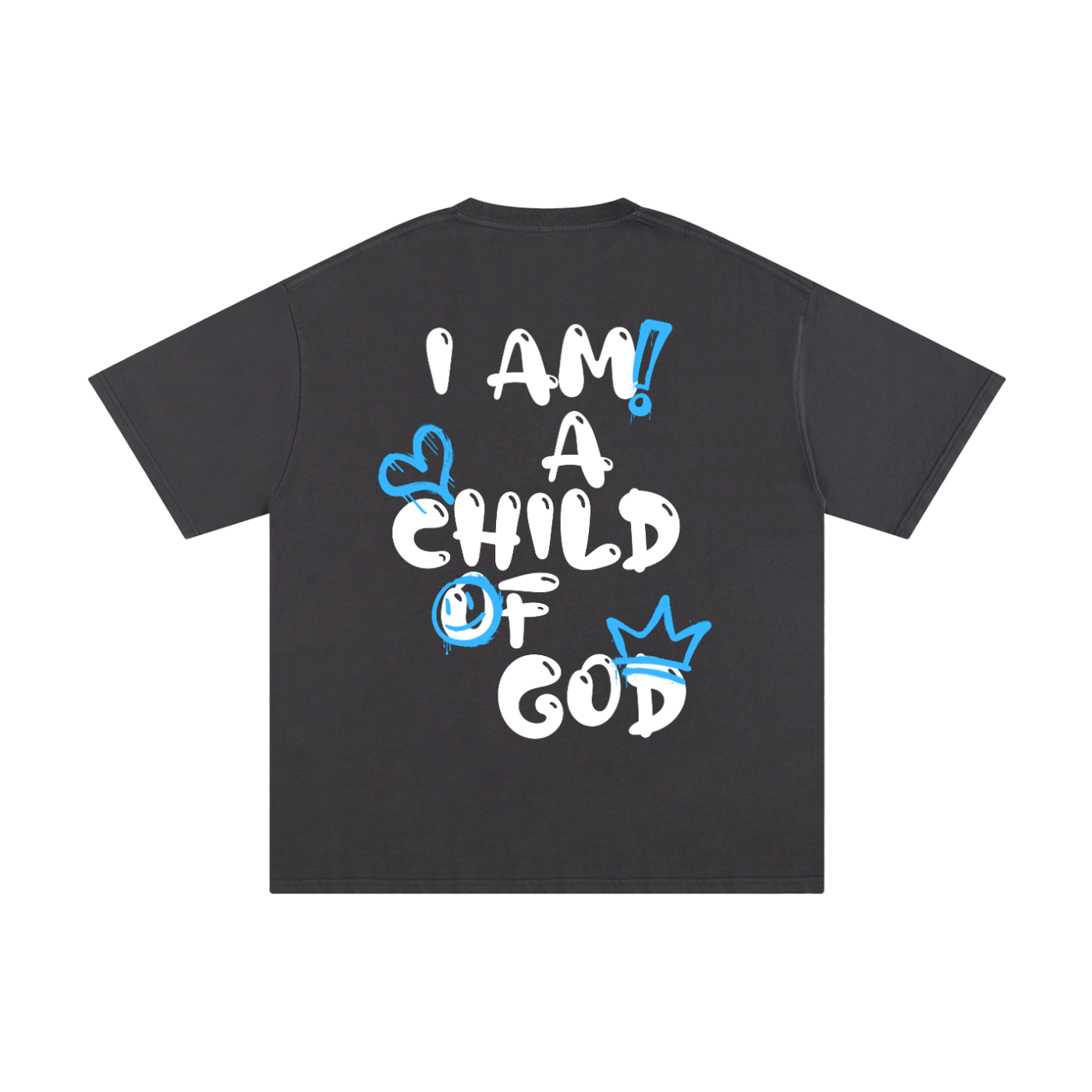 Adult Child of God Spray-paint (Blue-White)