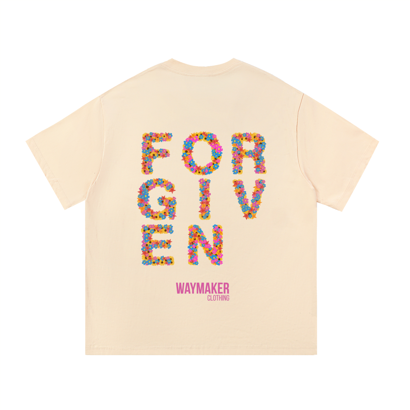 Forgiven Flower Adult T-Shirt