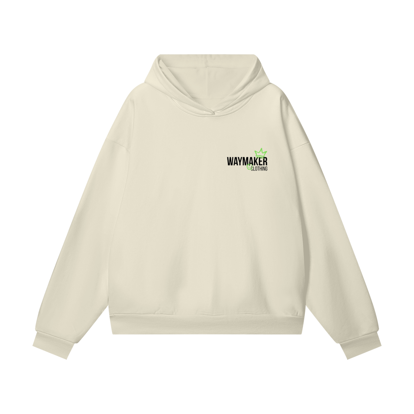 Child Of God Oversized Spray-Paint Hoodie (Green-Black)