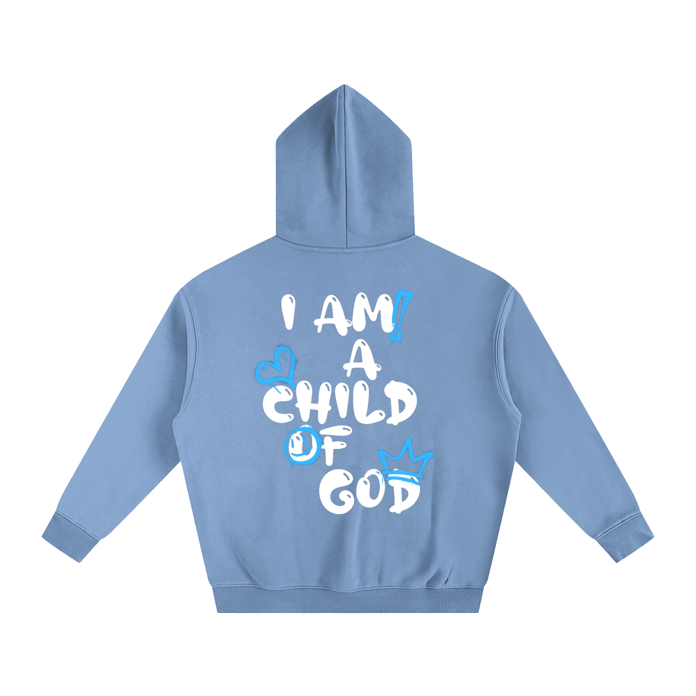 Fleeced COG Oversized Essential Hoodie (Blue)