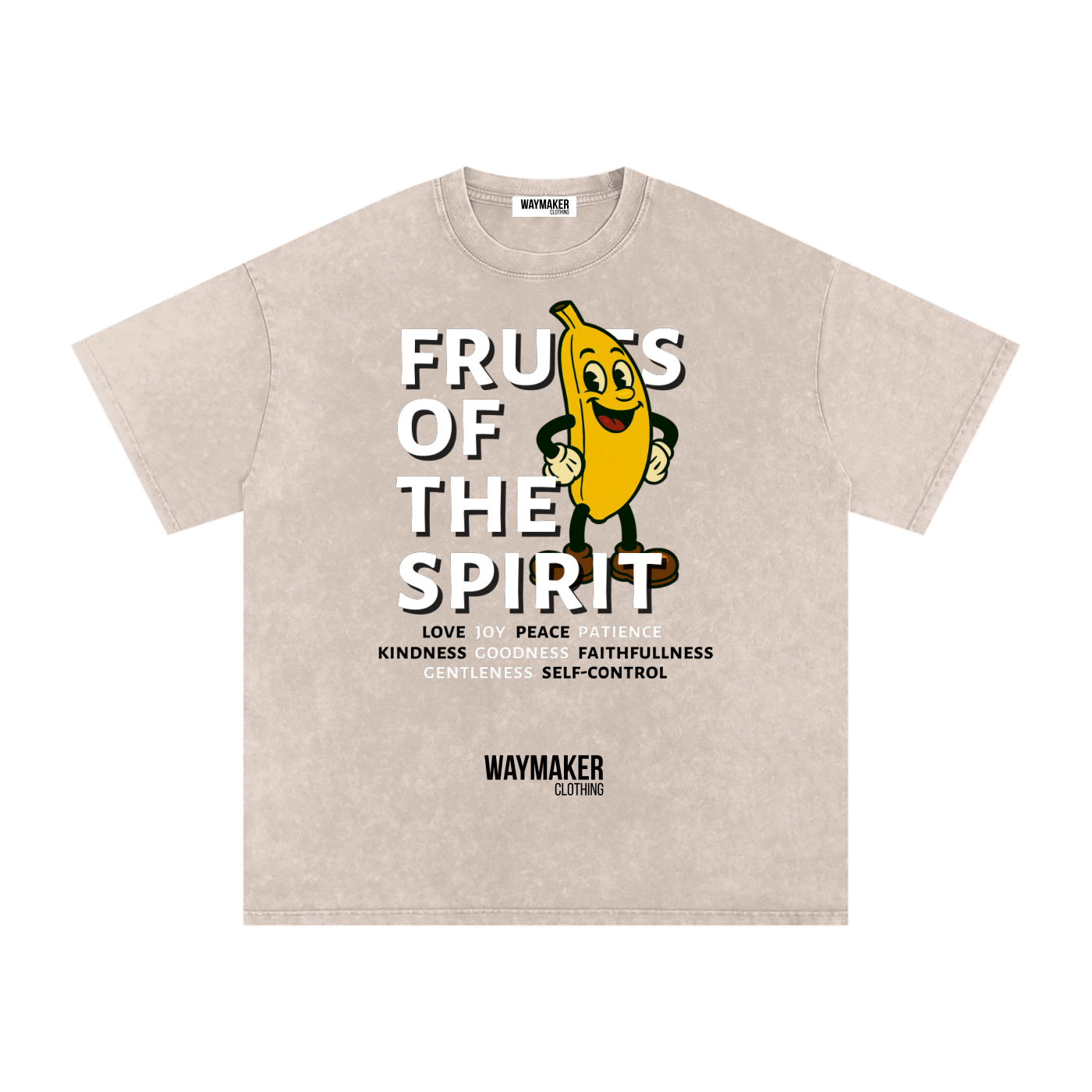 Banana (Front Print) Fruits Of The Spirit Tee