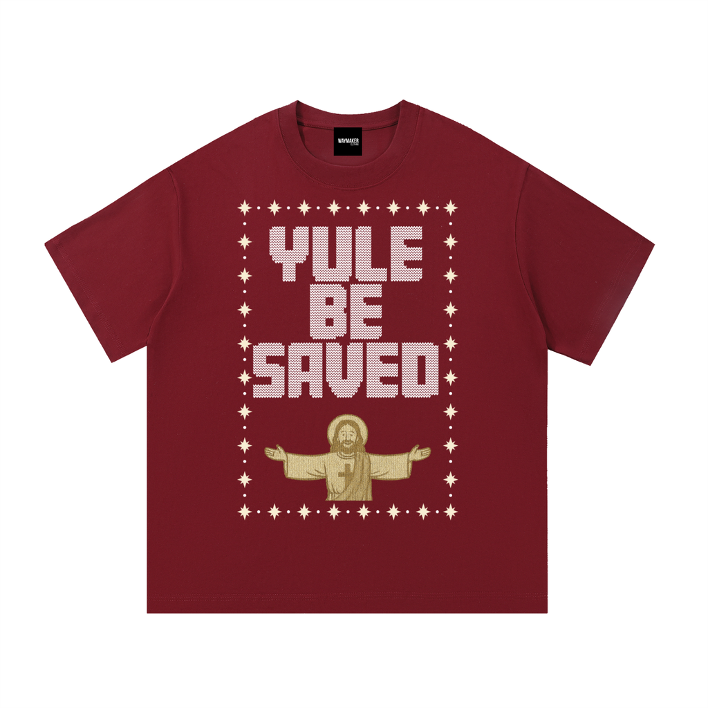 Adult Yule Be Saved "Knitted" T-Shirt
