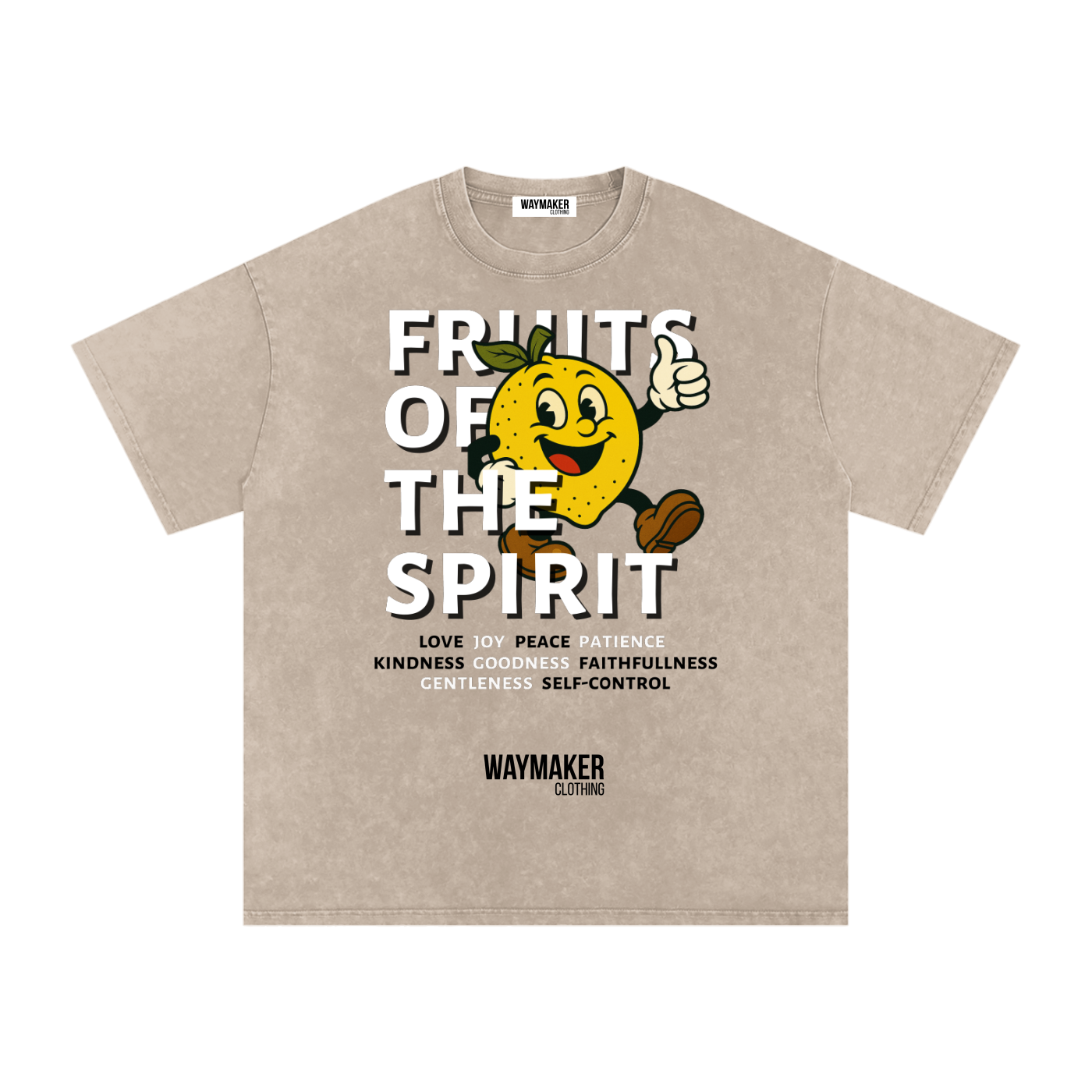 Lemon (Front Print) Fruits Of The Spirit Tee