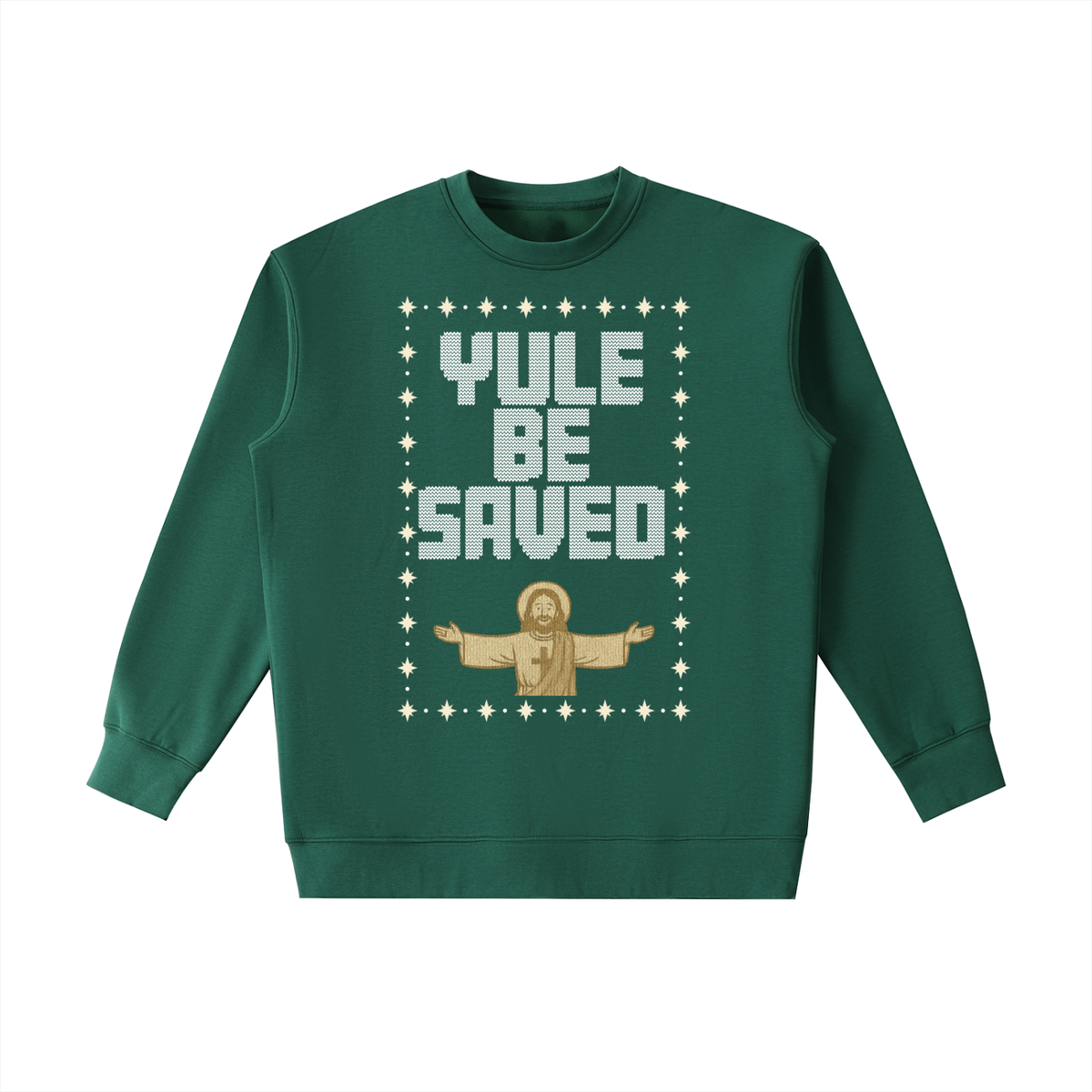 Adult Yule Be Saved "Knitted" Sweatshirt