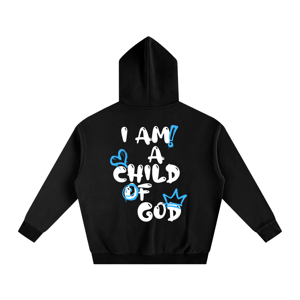 Fleeced COG Oversized Essential Hoodie (Blue)
