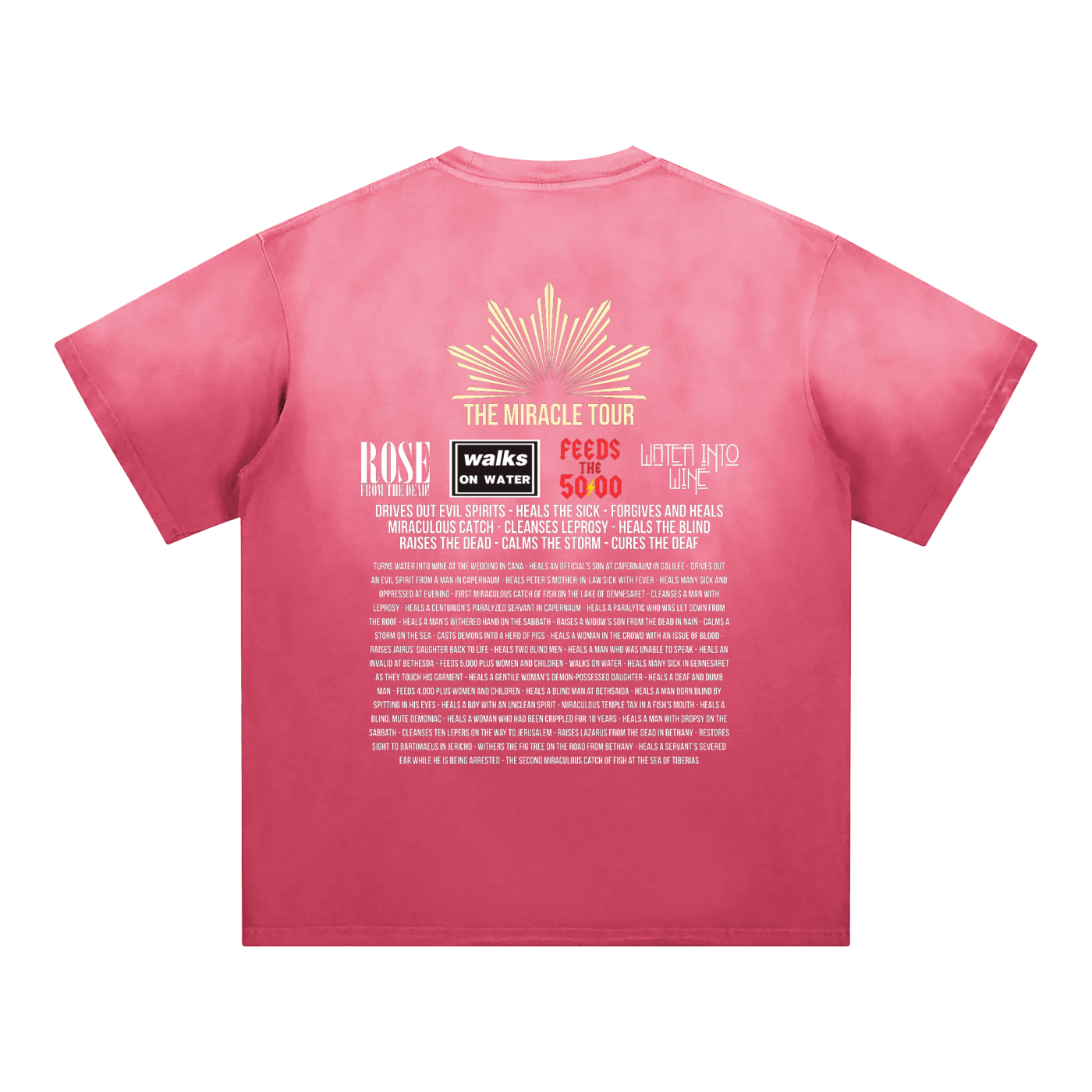 The Miracle Tour Sun T-Shirt