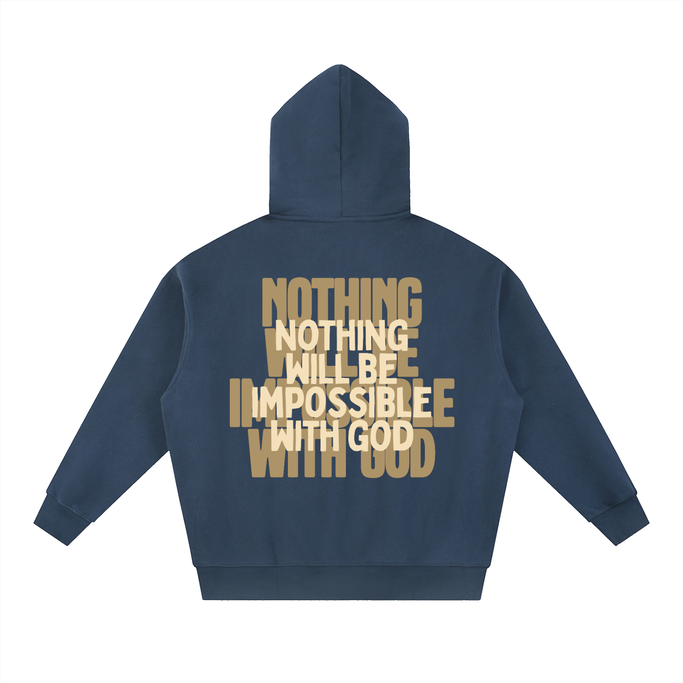 Nothing Is Impossible Fleece Zipped Hoodie