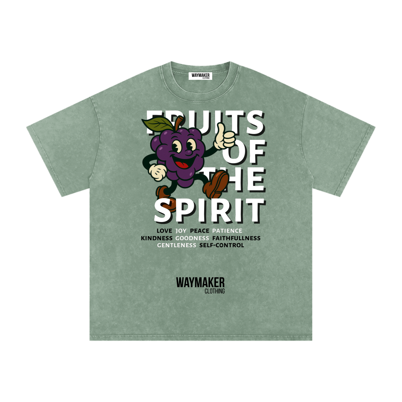 Grape (Front Print) Fruits Of The Spirit Tee