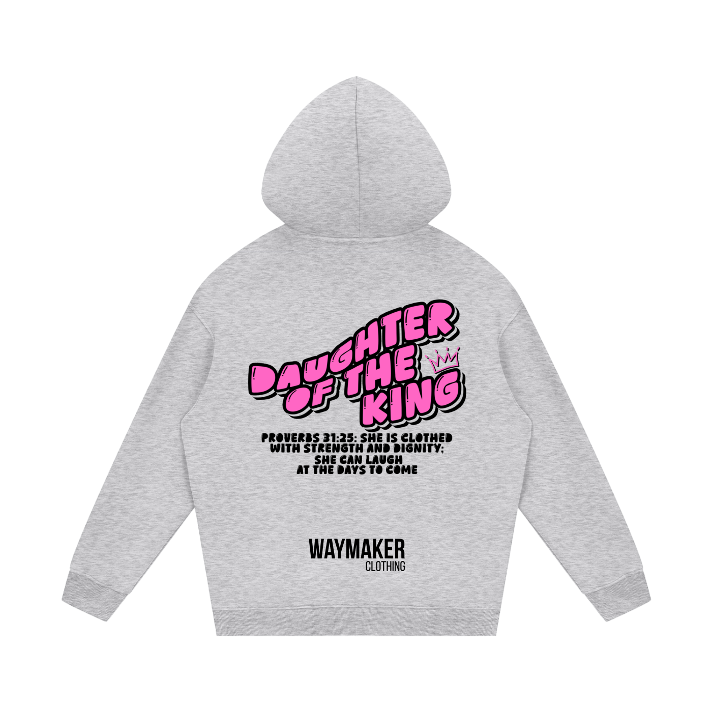 Daughter Of The King Adult Fleeced Hoodie