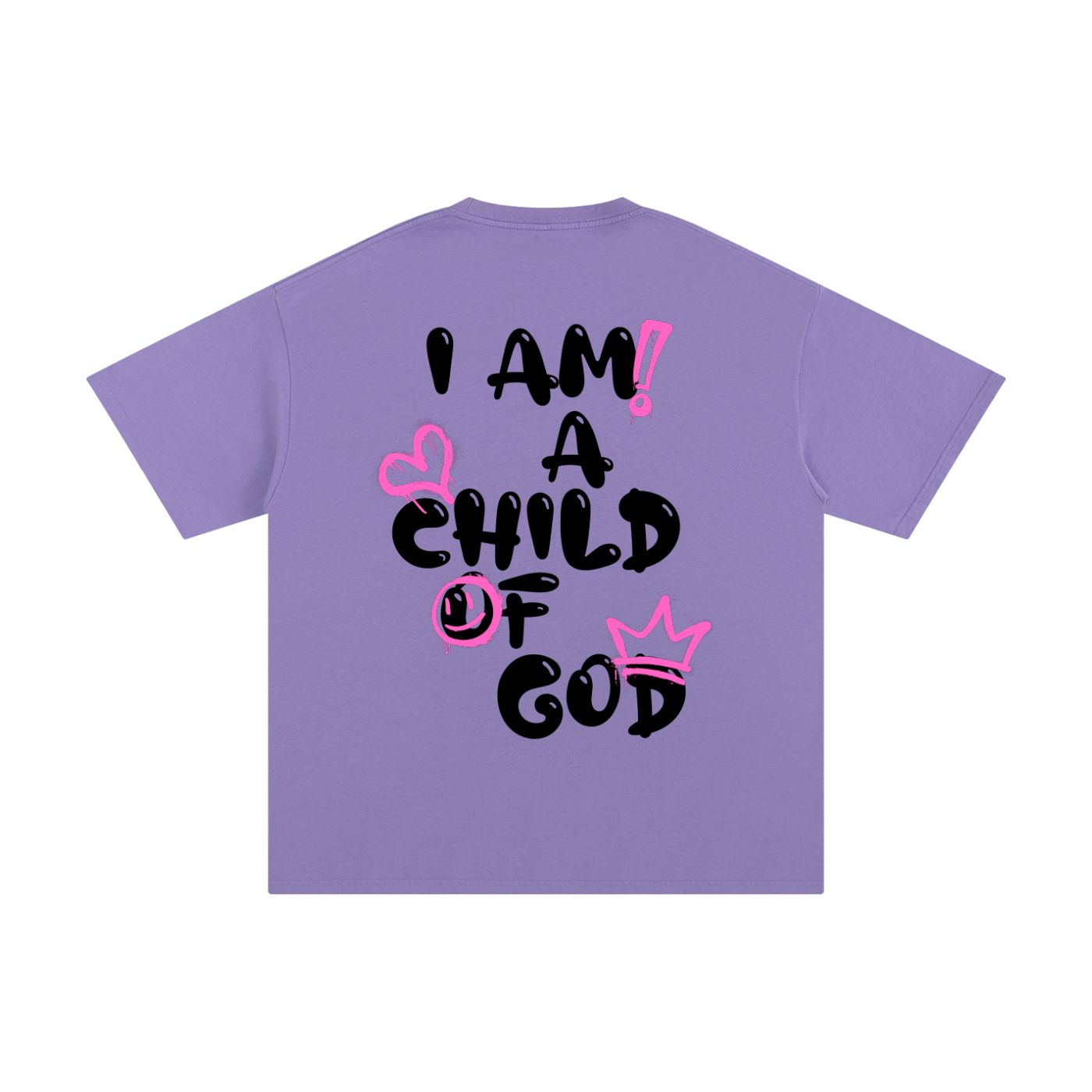 Adult Child of God Spray-paint (Pink-Black)
