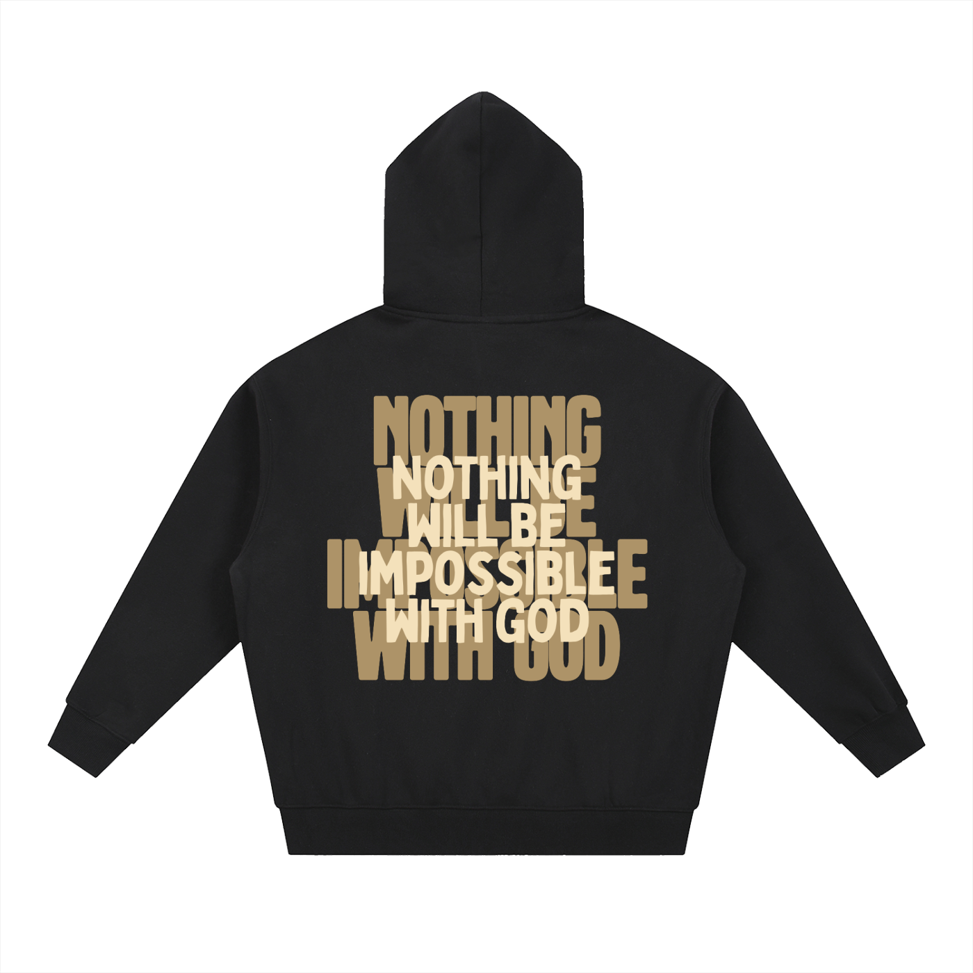 Nothing Is Impossible Fleece Zipped Hoodie