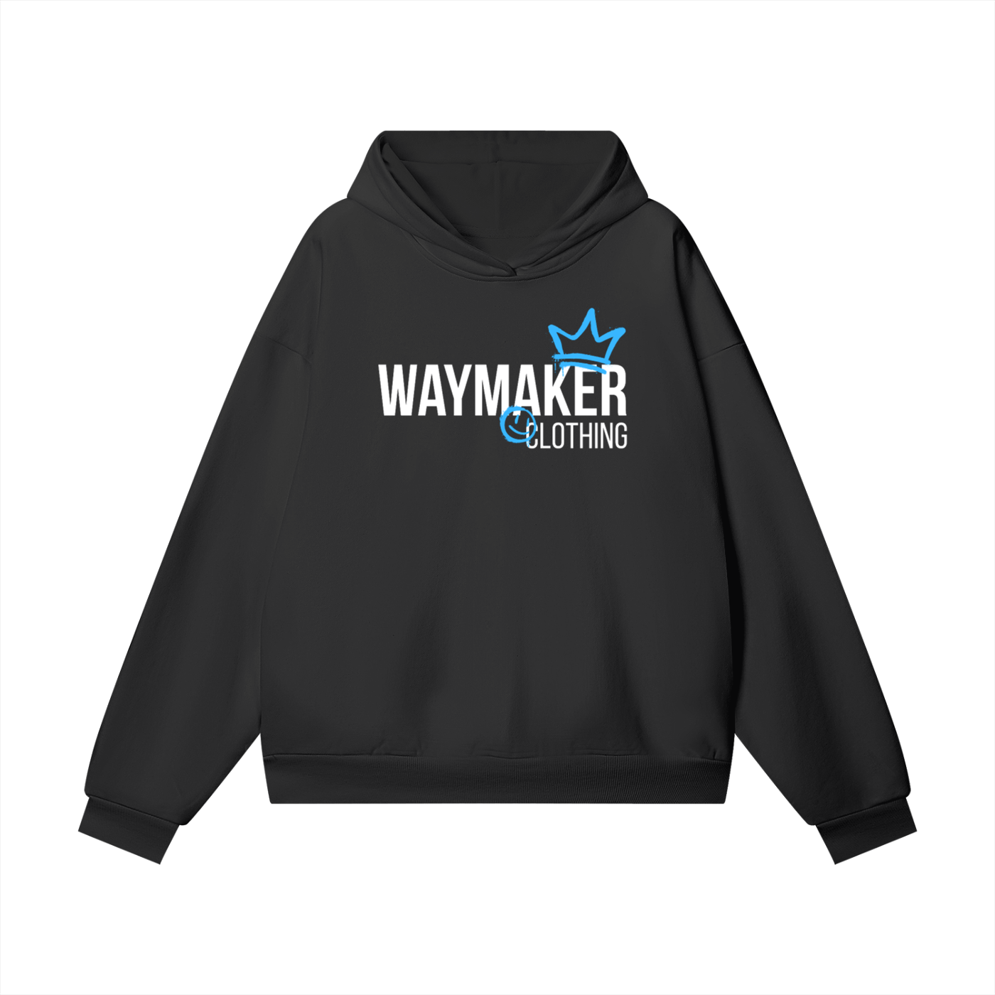 Child Of God Spray-Paint Hoodie (Blue-White)